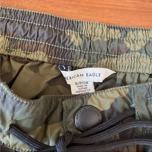 American Eagle Camouflage Nylon Shorts, size small - Picture 2 of 3